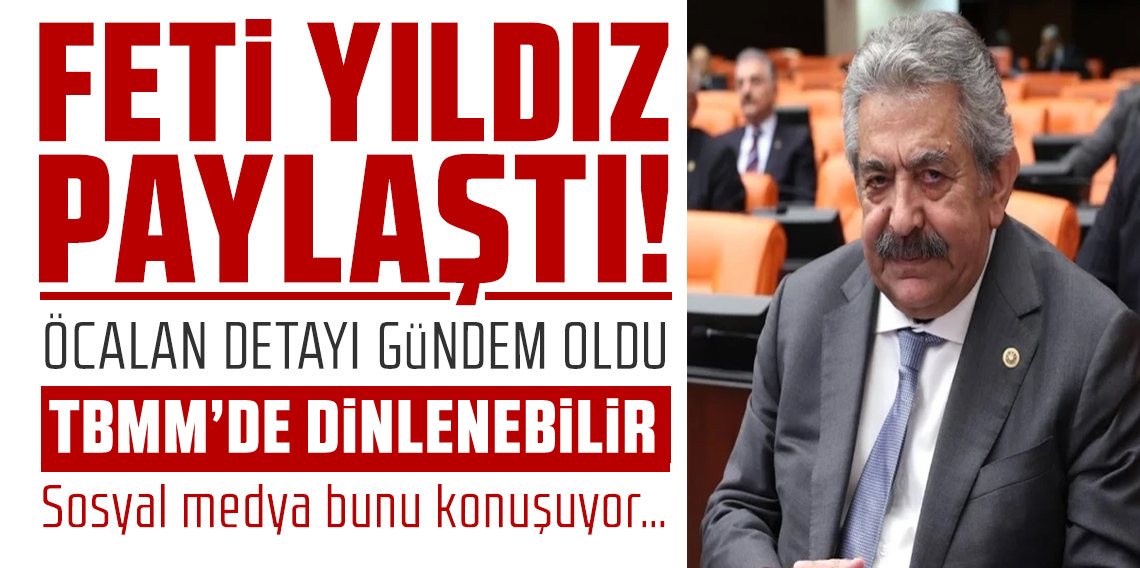 MHP'li Feti Yıldız tarih verdi: Meclis komisyonu Öcalan'ı dinleyebilir