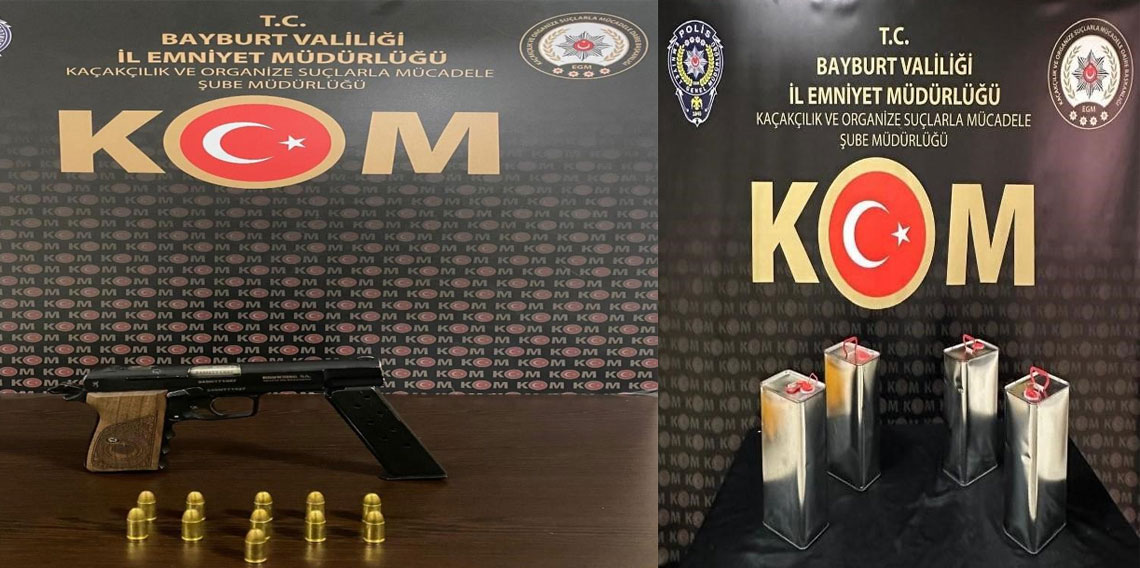 Bayburt polisi kaçakçılığa geçit vermiyor!