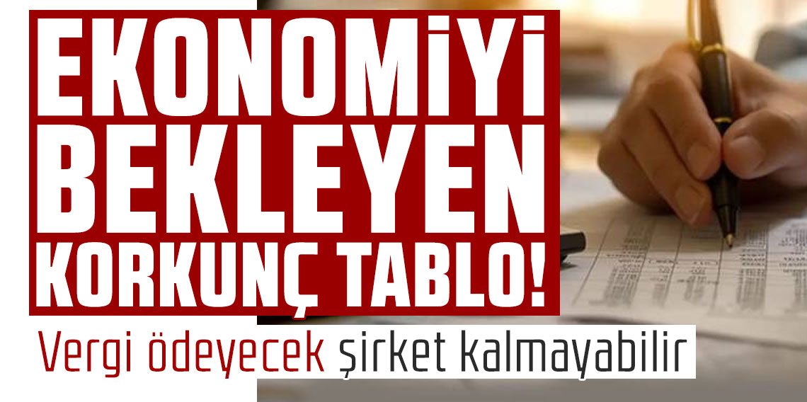 Ekonomiyi bekleyen korkunç tablo: Vergi ödeyecek şirket kalmayabilir