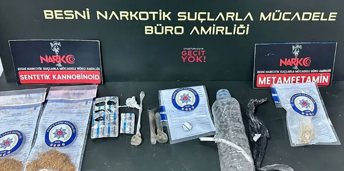 Adıyaman'da uyuşturucu operasyonu: 6 şahıs yakalandı
