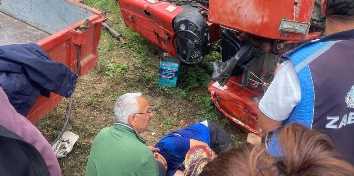 Kastamonu’da traktör kazası: 1 yaralı