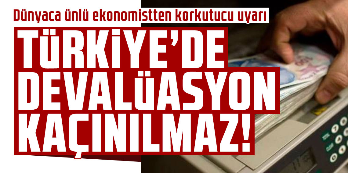 Dünyaca ünlü ekonomistten korkutucu uyarı: Türkiye sürekli kriz döngüsünde, devalüasyon kaçınılmaz