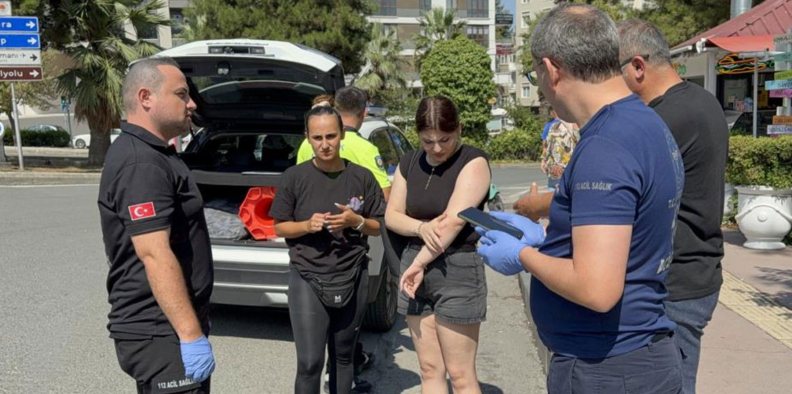 Samsun’da motosiklet ile otomobil çarpıştı: 2 yaralı