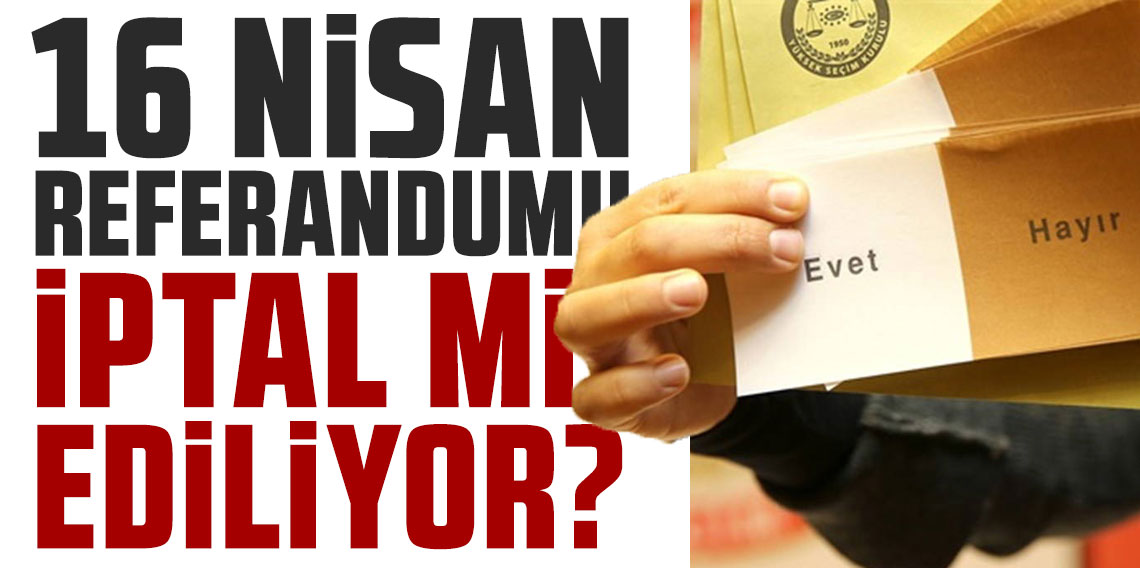 Yenilik Partisi, 16 Nisan anayasa referandumunun iptali için yargıya başvurdu