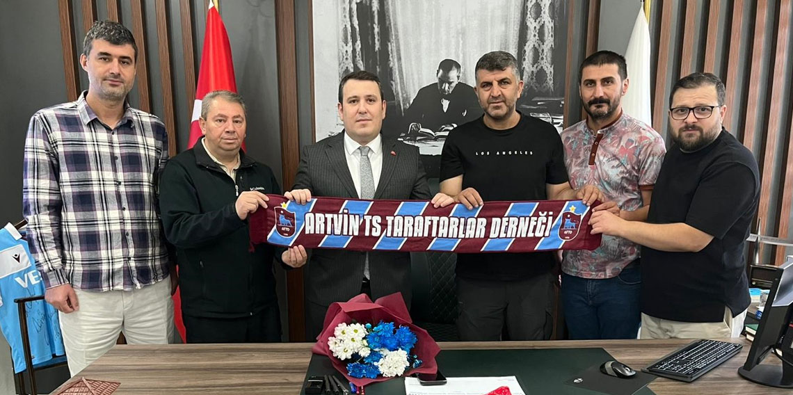Artvin Trabzonspor Taraftar Derneğinden Artvin Cumhuriyet Başsavcısına Ziyaret