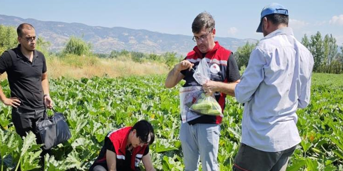 Tokat’ta hasat öncesi pestisit denetimi yapıldı