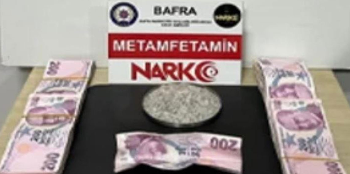 Bafra’da uyuşturucu operasyonu: 2 tutuklama