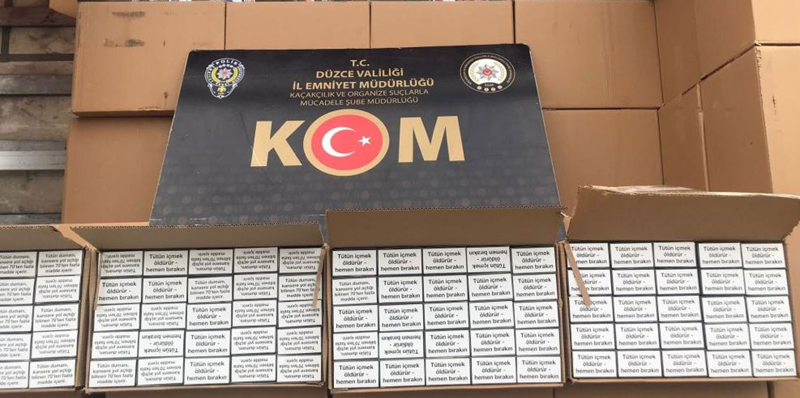 Düzce'de polis ve jandarma kaçakçılara göz açtırmıyor