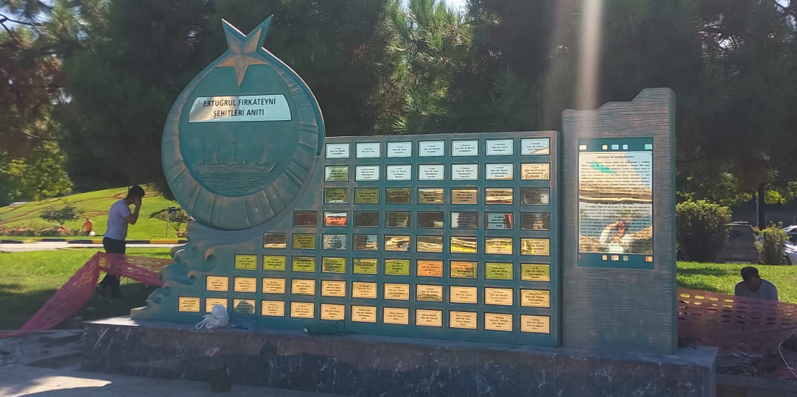 Trabzon’da Şehitler İçin Anlamlı Anıt: Ertuğrul Fırkateyni Şehitleri Ölümsüzleşti