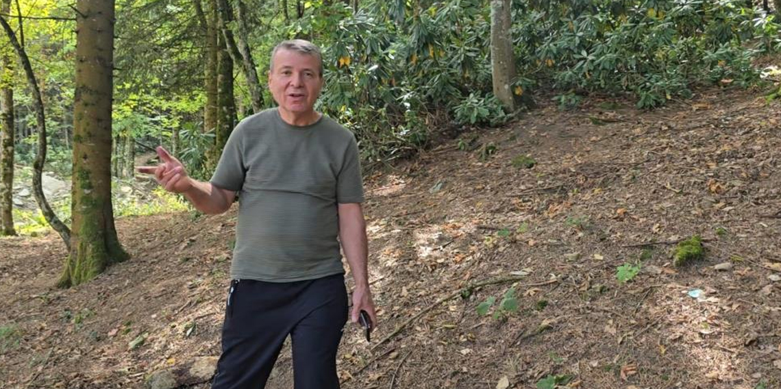 Bin 200 kilometre uzaktan gelip diktiği fidanlar orman oldu