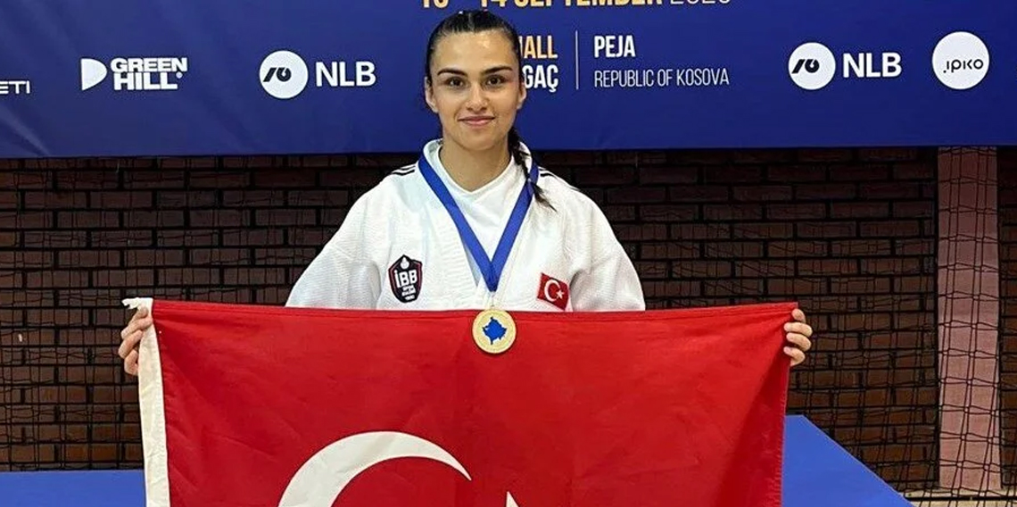 Rizeli Rümeysa, judoda balkan şampiyonu oldu