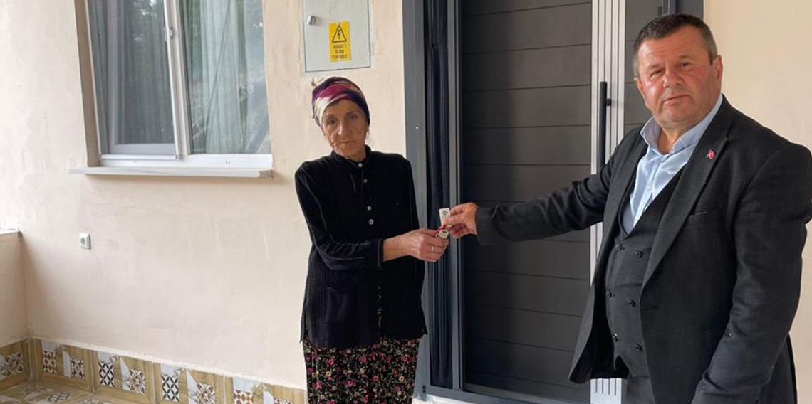 Samsun'da İhtiyaç sahibi aileye yeni ev