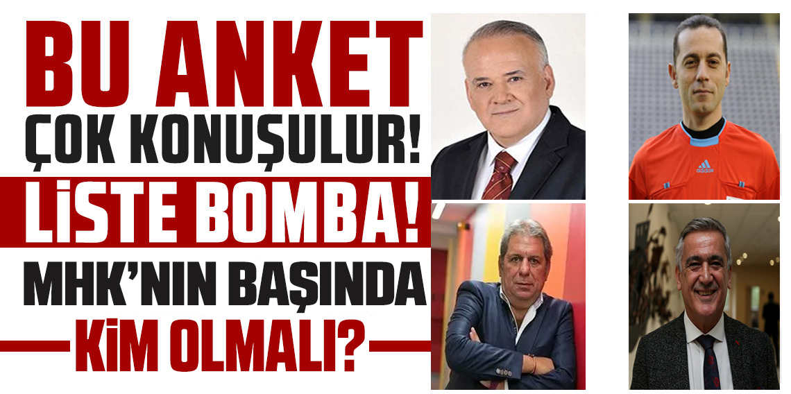 Bu Anket Çok Konuşulur? MHK'nın Başında Sizce Kim Olmalı?