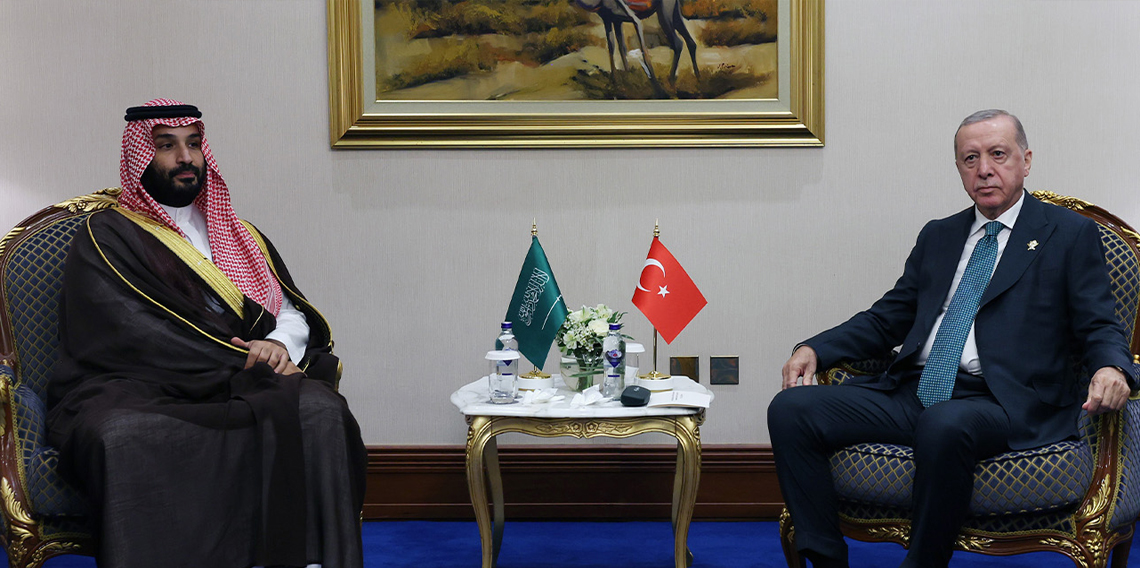Cumhurbaşkanı Erdoğan, Suudi Arabistan Veliaht Prensi Selman ile görüştü