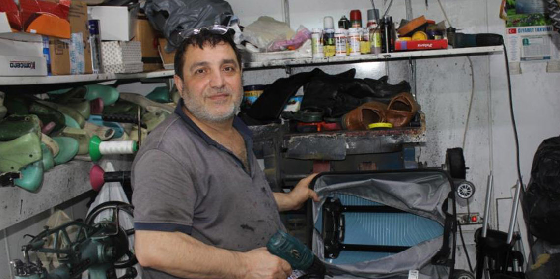 Samsun'da 10 metrekarelik dükkanda 40 yıllık tecrübe