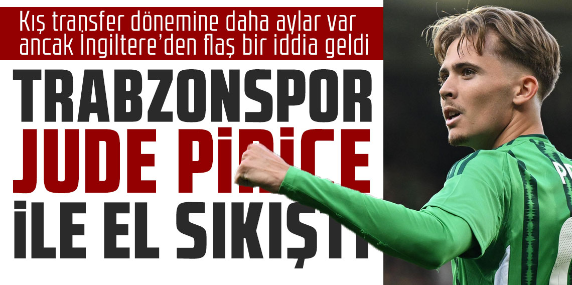 TRABZONSPOR JUDE PİRİCE İLE EL SIKIŞTI