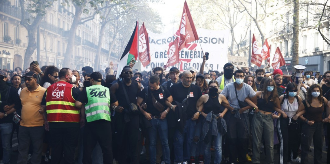 Fransa'daki protestolarda 110 kişi gözaltına alındı