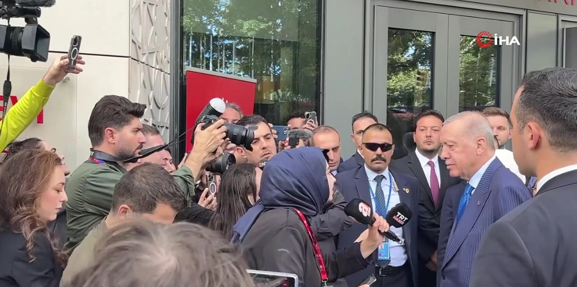 Cumhurbaşkanı Erdoğan Türkevi’ne geldi