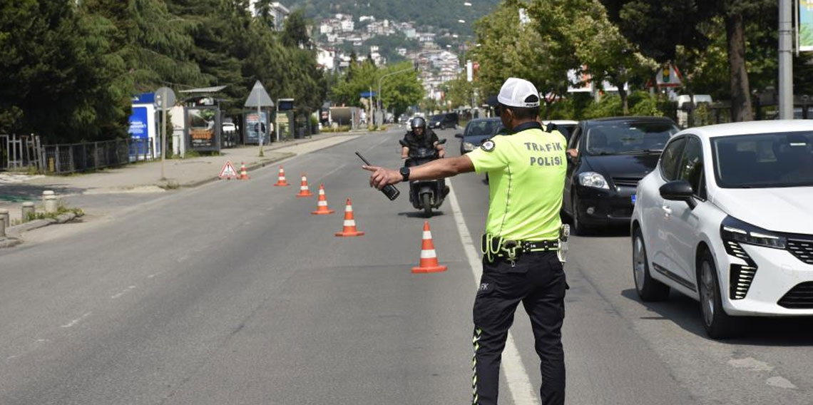 Ordu’da bir haftada 15 binden fazla araç ve sürücüsü denetlendi