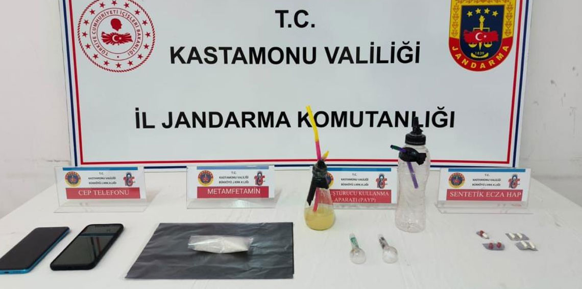 Kastamonu'da uyuşturucu operasyonu: 2 gözaltı