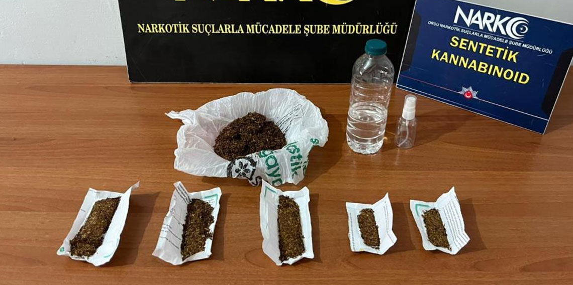 Ordu’da uyuşturucu operasyonlarında 2 tutuklama