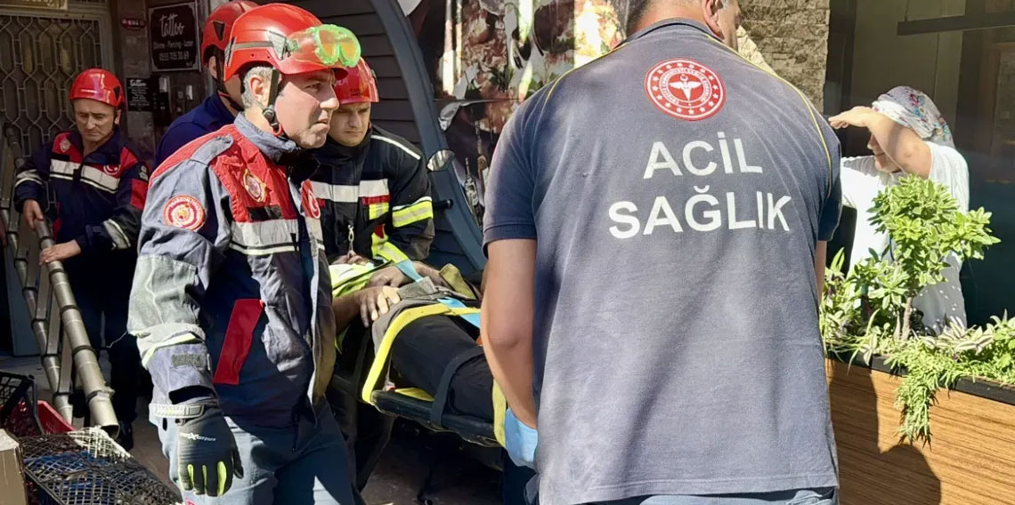 Trabzon’da feci olay! Bir işçi asansör boşluğuna düştü