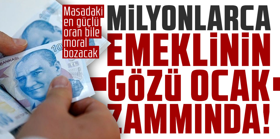 Milyonlarca emeklinin gözü ocak zammında! Masadaki en güçlü oran bile moral bozacak