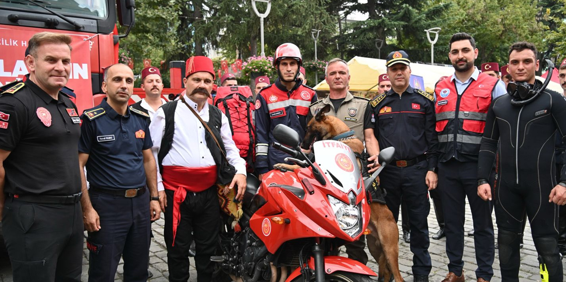 Trabzon'da Motorlu İtfaiye Timi Kuruldu