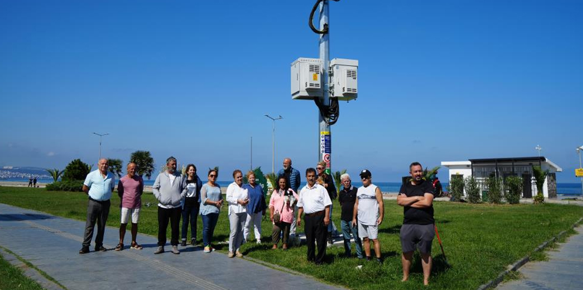 Samsun'da Mahalleliler baz istasyonunun taşınmasını istiyor