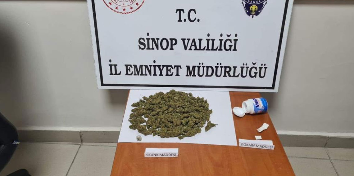 Sinop’ta uyuşturucu operasyonu: 2 gözaltı
