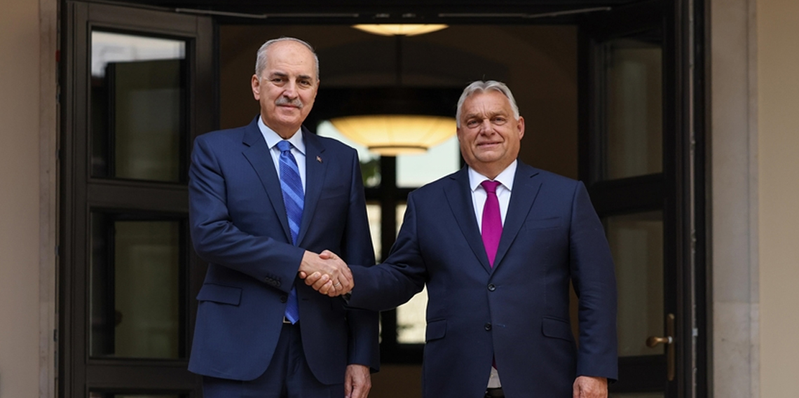 TBMM Başkanı Kurtulmuş, Macaristan Başbakanı Orban ile görüştü