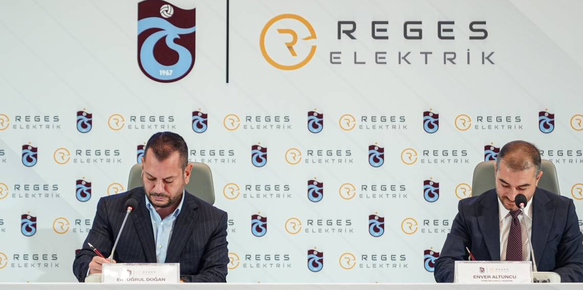 Trabzonspor forma kol altı için Reges Elektrik ile sözleşme imzaladı