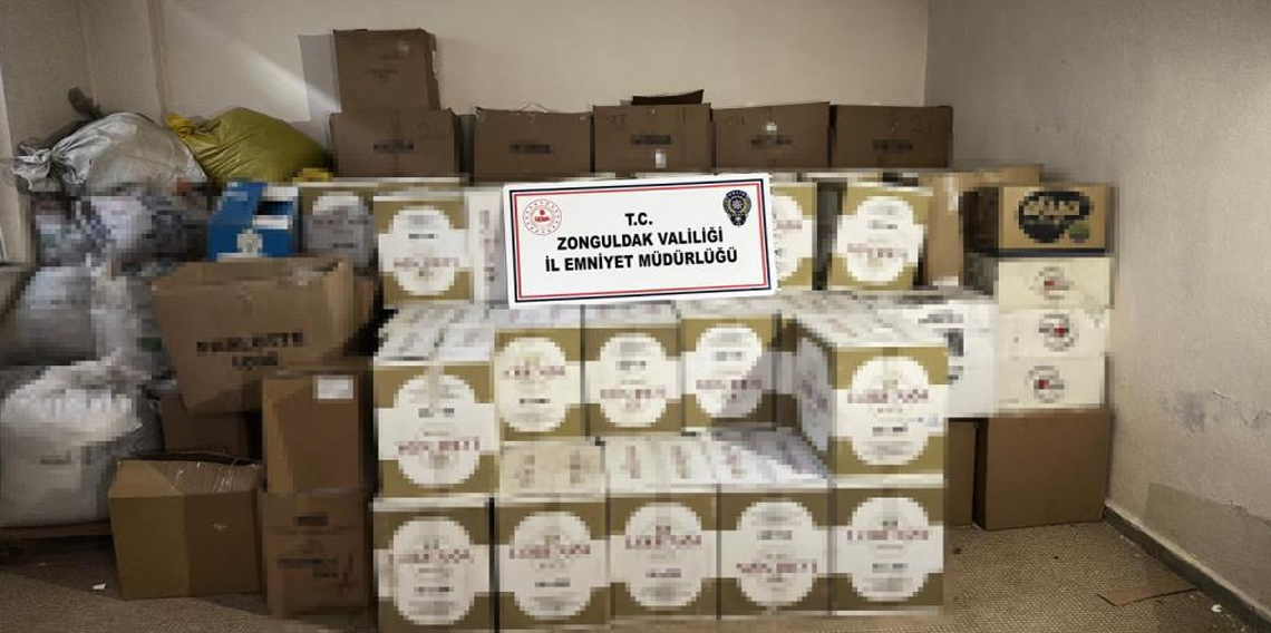 Zonguldak'ta kaçak tütün ve çay operasyonu: 3 gözaltı