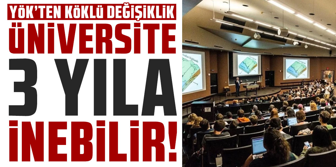 YÖK’ten üniversitelerde köklü değişiklik: 3 yılda mezuniyet ve yeni AKTS sistemi geliyor!