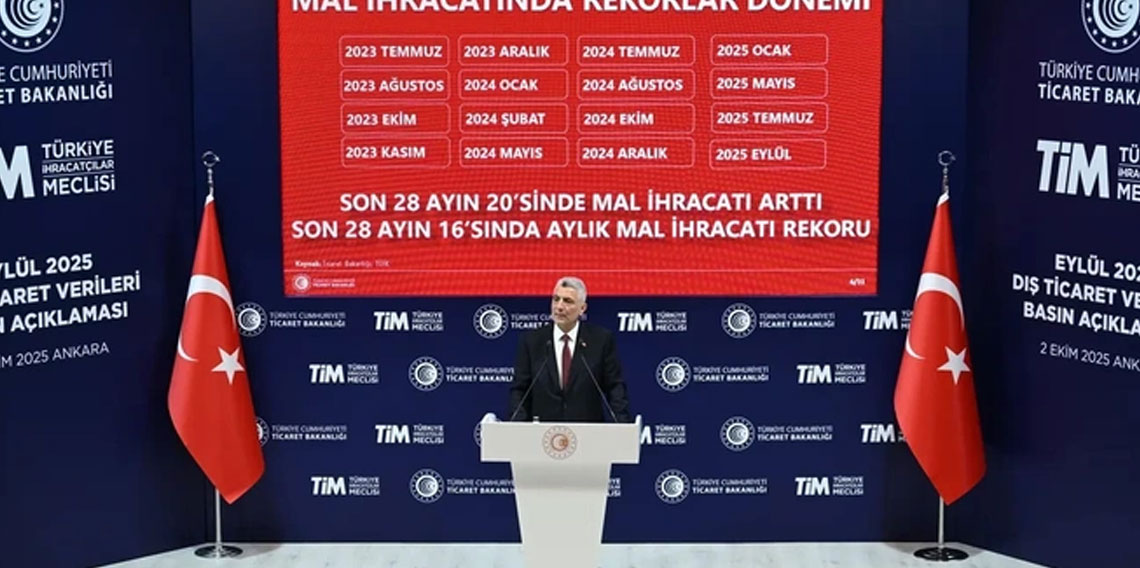 Bakan Bolat duyurdu: Eylül ayında ihracat rekoru kırıldı