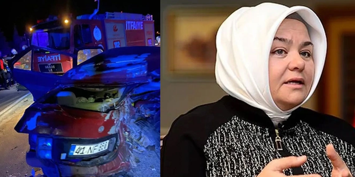 AK Parti Milletvekili Ayşen Gürcan trafik kazası geçirdi