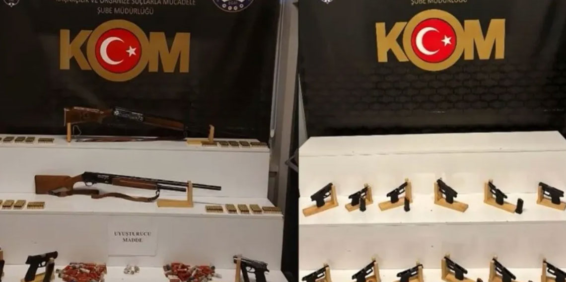 4 ilde kaçak silah operasyonu: 9 gözaltı