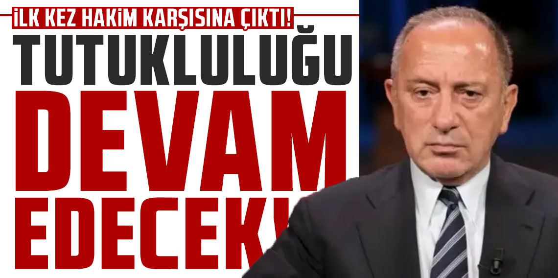 İlk kez hakim karşısına çıktı! Fatih Altaylı'nın tutukluluğu devam edecek!