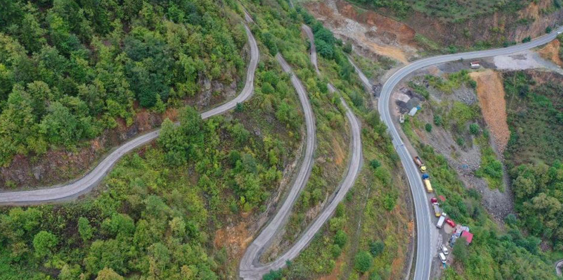 Ordu'nun en büyük ilçesinde 200 kilometre uzunluğunda yol yatırımı