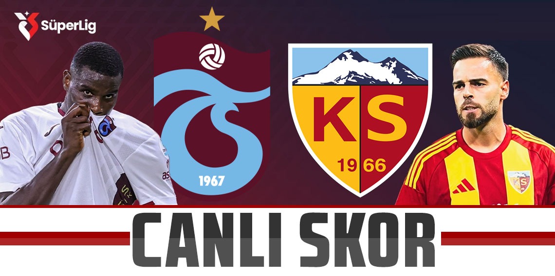 Trabzonspor 0  - 0 Kayserispor | CANLI SKOR
