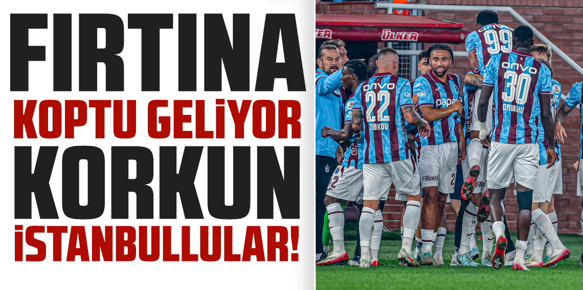 FIRTINA KOPTU GELİYOR, KORKUN İSTANBULLULAR!