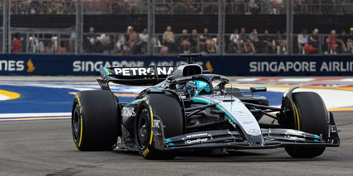 F1 Singapur’da pole pozisyonu George Russell'ın!