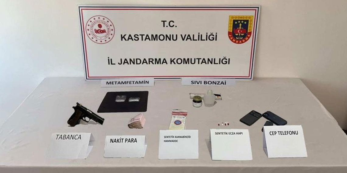 Kastamonu'da uyuşturucuyla yakalanan 9 kişi gözaltına alındı