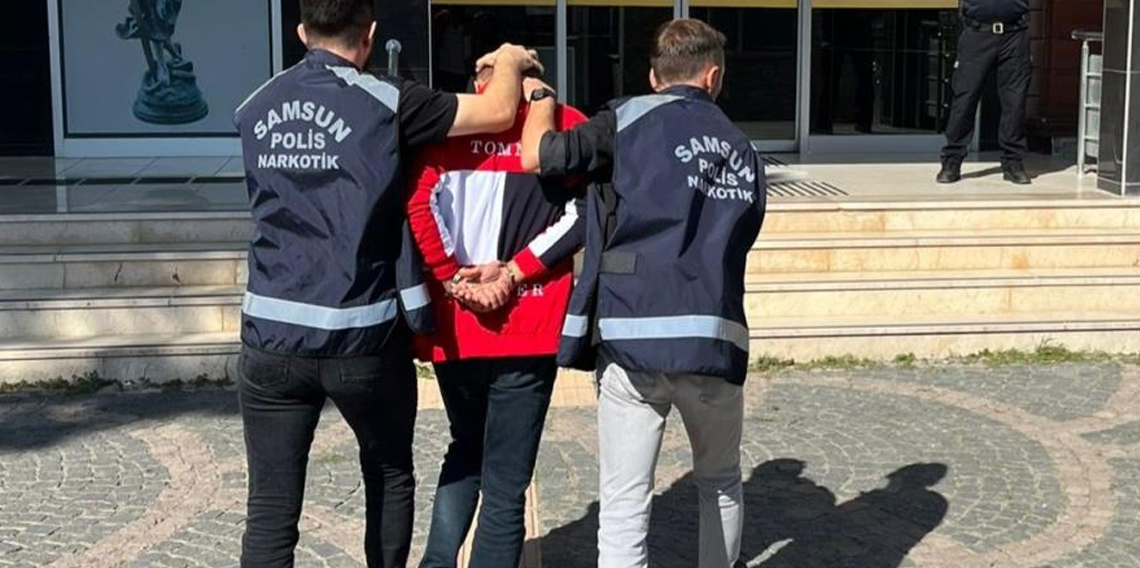 Bafra'da uyuşturucu operasyonuna 1 tutuklama