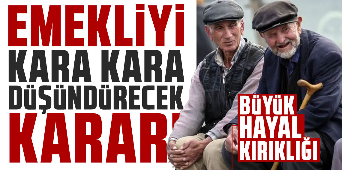 Milyonlarca emekliyi kara kara düşündürecek kararın eli kulağında