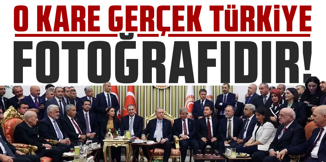 Erdoğan'dan resepsiyon fotoğrafına ilk yorum: O kare gerçek Türkiye fotoğrafıdır