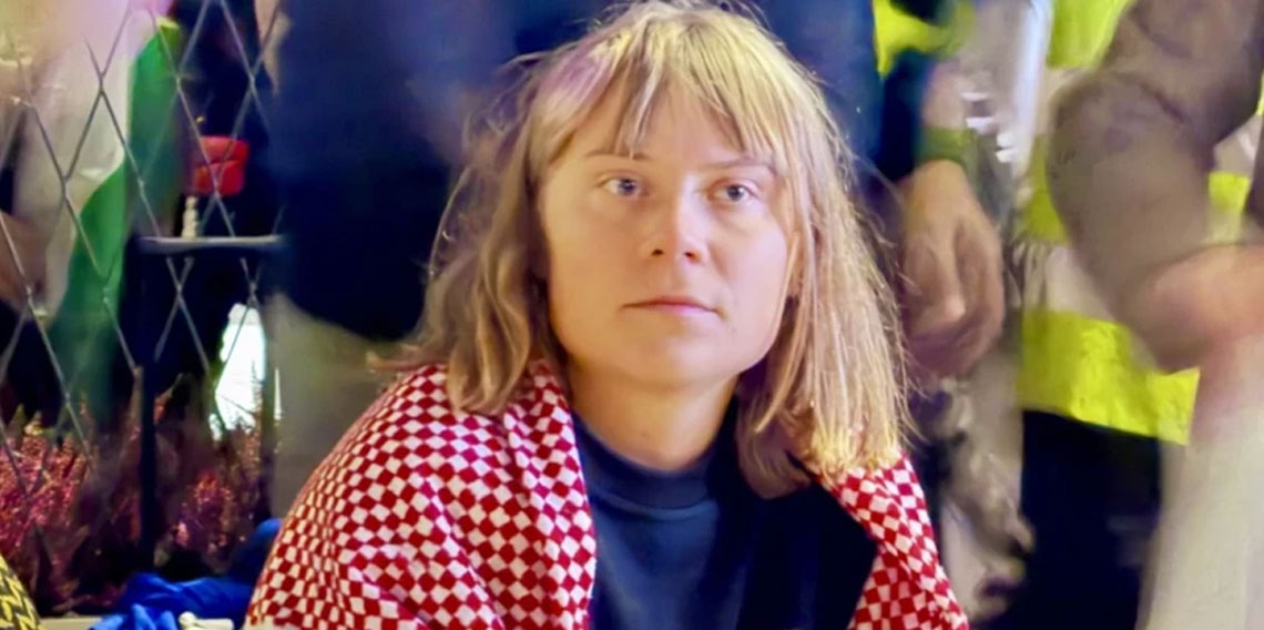 Greta Thunberg: İsrail'de temiz suya erişemedik