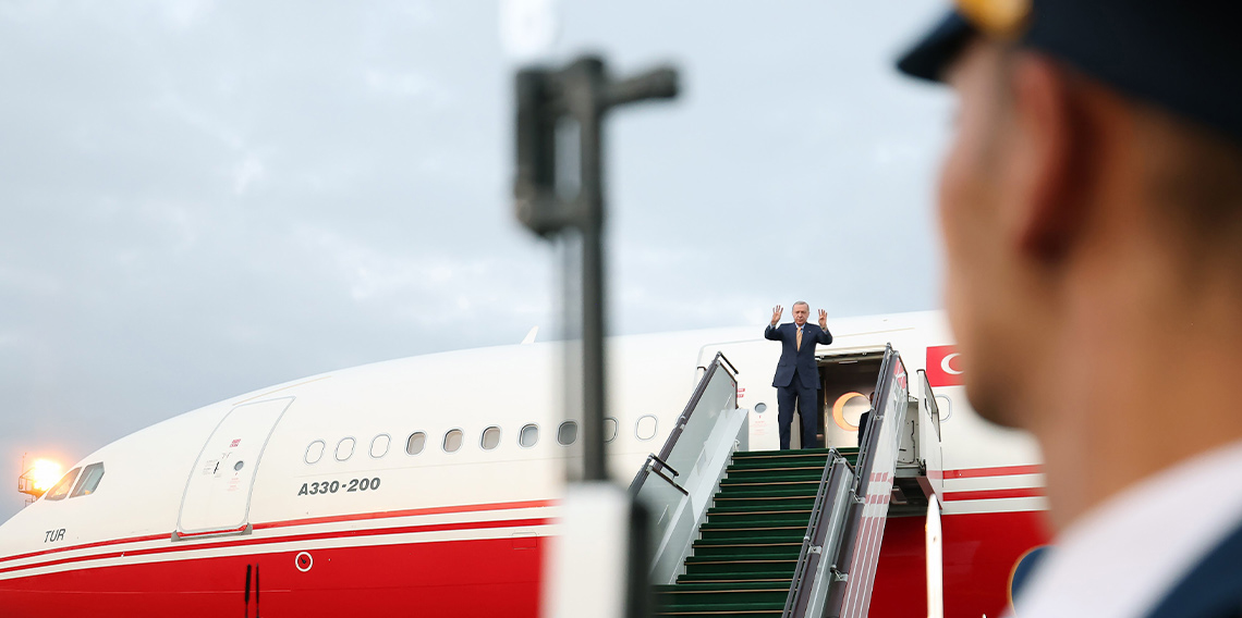Cumhurbaşkanı Erdoğan, Azerbaycan’daki temaslarını tamamladı
