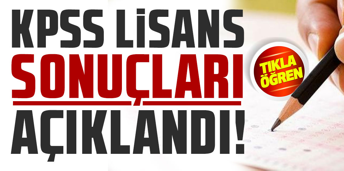2025 KPSS lisans sonuçları açıklandı! KPSS sonuçları sorgulama ekranı