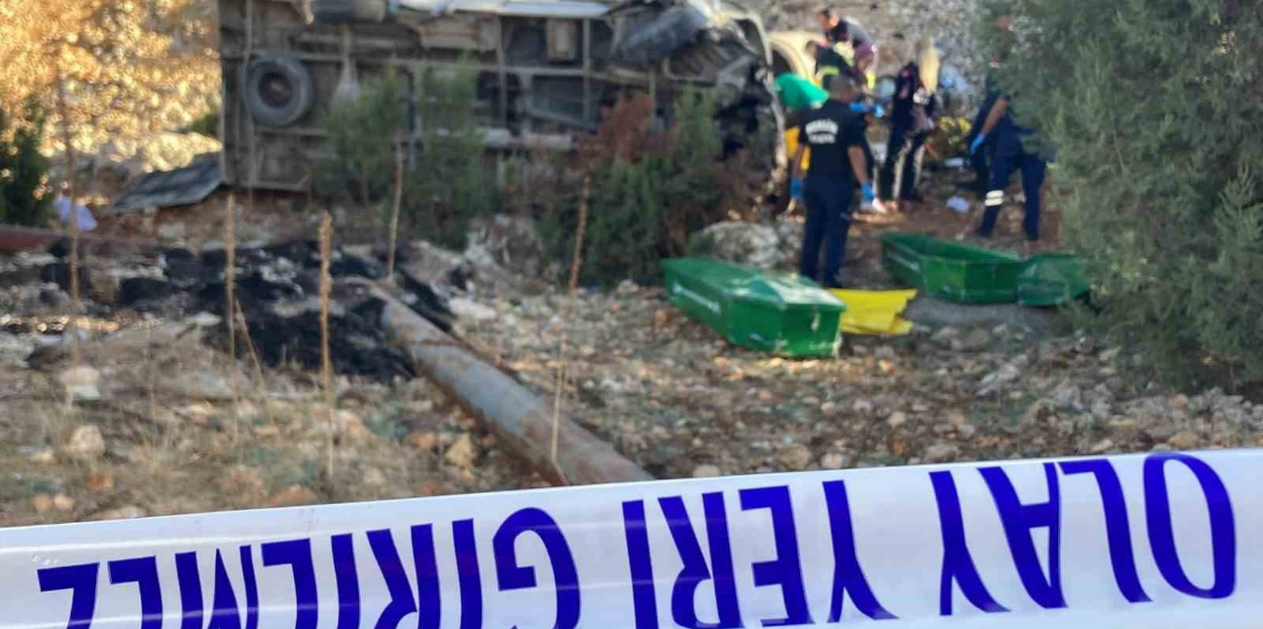 Mersin’deki işçi servisi kazasında ölü sayısı 6’ya yükseldi